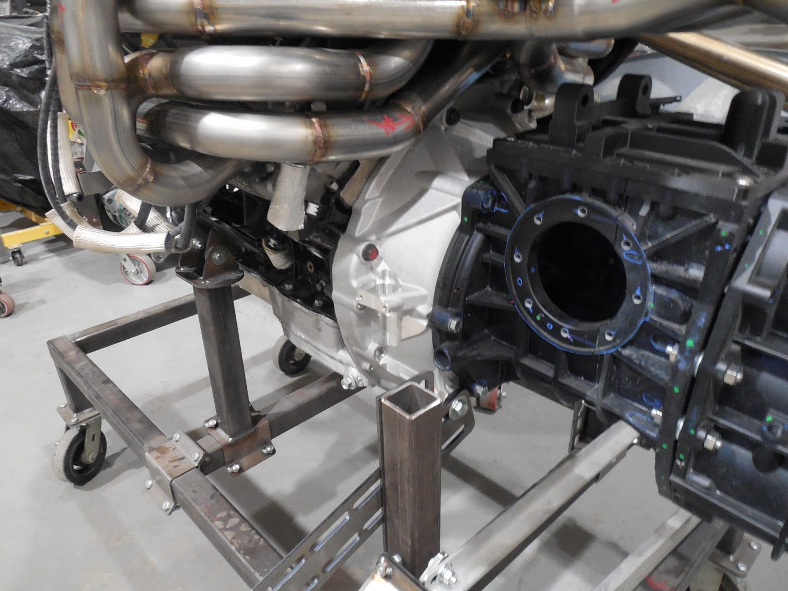 3D-printed bellhousing adapter for fitment checks