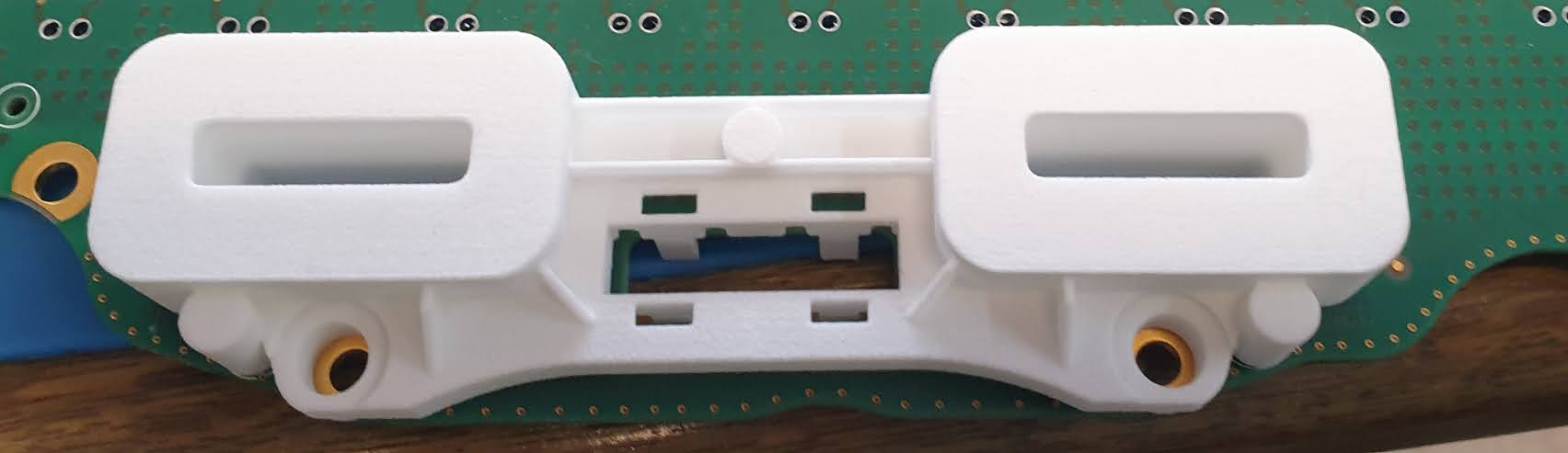 Current sensor housing in a test fitment